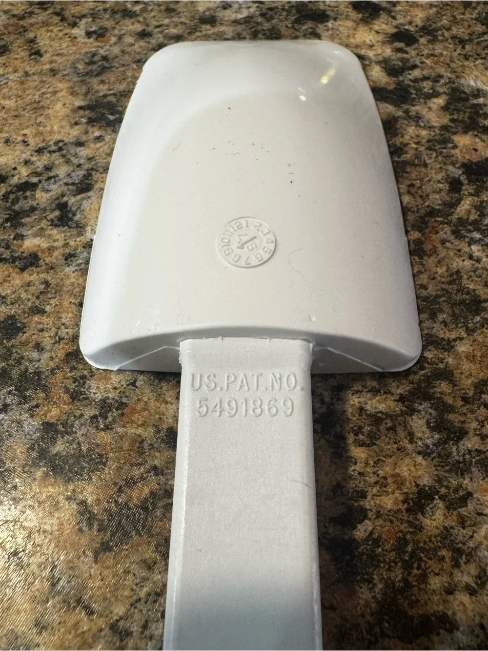 Pampered Chef Mix N Scraper White Silicone Spatula Kitchen Tool Made in USA